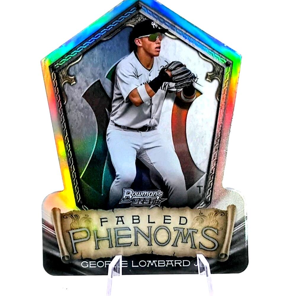 George Lombard Jr 2024 Bowmans Best Fabled Phenoms REFRACTOR #FP-12 Die Cut...
